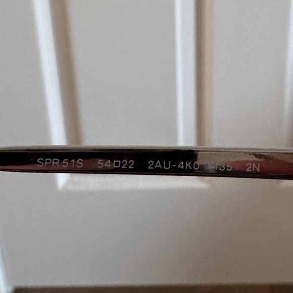 Prada Round Unisex Sunglasses (Tortoise/Silver/Pink) SPR 51S (2AU-4K0) - Picture 10 of 13